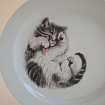 Тарелка 20 см "Котенок. Любить."